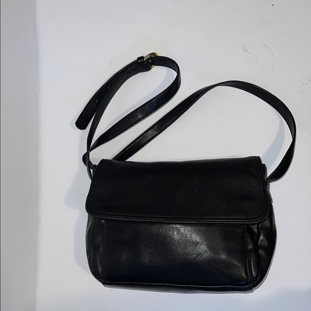 Giani Bernini Black Crossbody Bag with Adjustable Strap